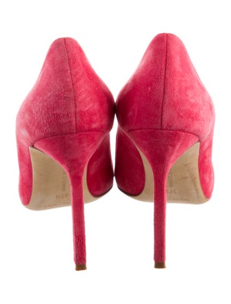 Manolo Blahnik Suede Pumps