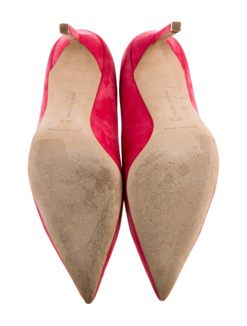 Manolo Blahnik Suede Pumps