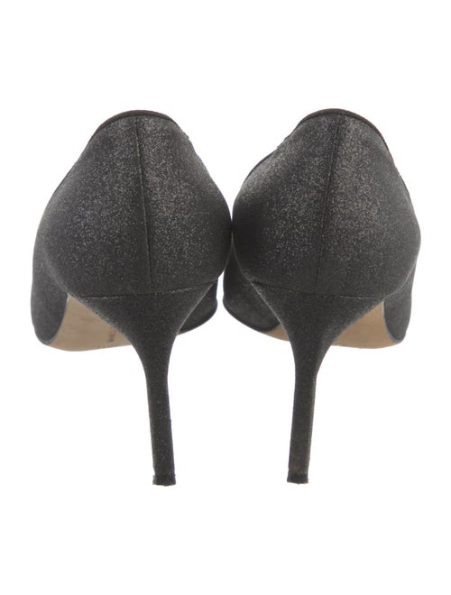 Manolo Blahnik Glitter Glitter Accents Pumps
