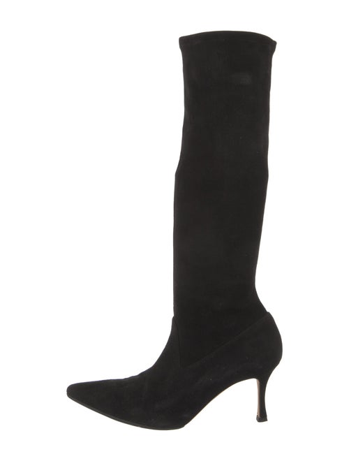 Manolo Blahnik Pascalarehi Suede Boots