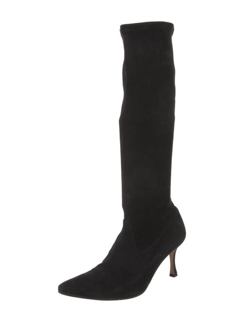 Manolo Blahnik Pascalarehi Suede Boots
