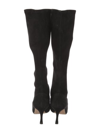 Manolo Blahnik Pascalarehi Suede Boots