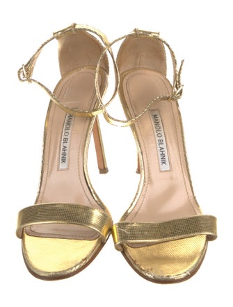 Manolo Blahnik Leather Sandals