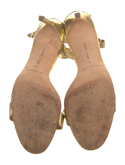 Manolo Blahnik Leather Sandals