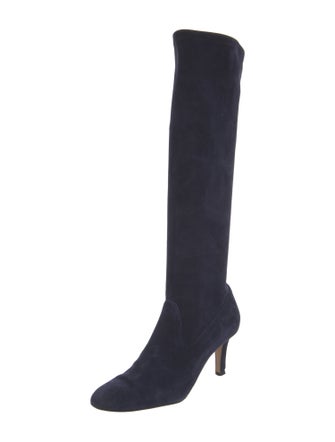 Manolo Blahnik Pamfilo Suede Boots