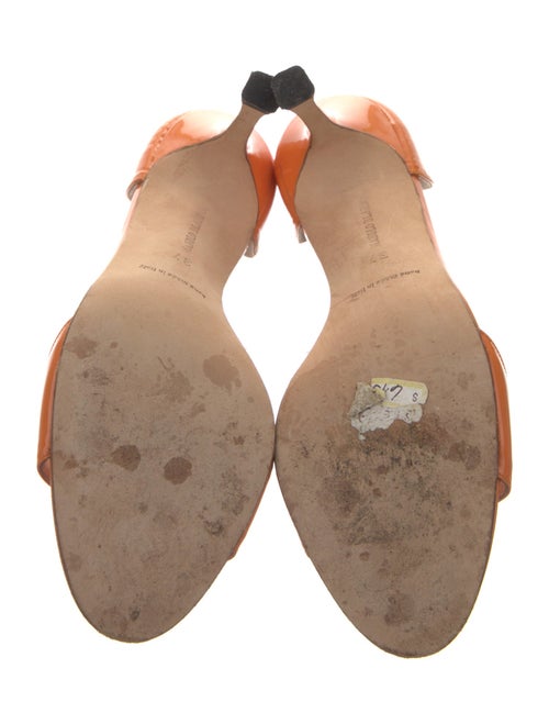 Manolo Blahnik Jadara Patent Leather Sandals