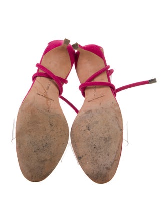 Manolo Blahnik Suede Sandals