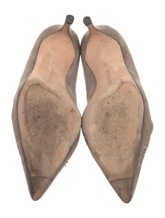 Manolo Blahnik Suede Pumps