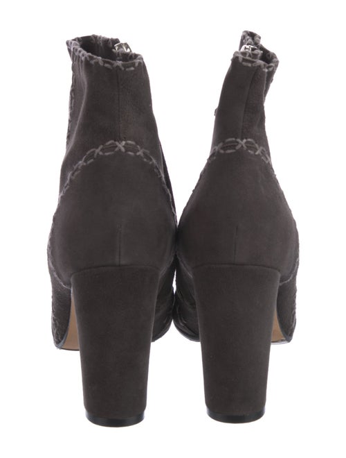 Manolo Blahnik Suede Printed Boots