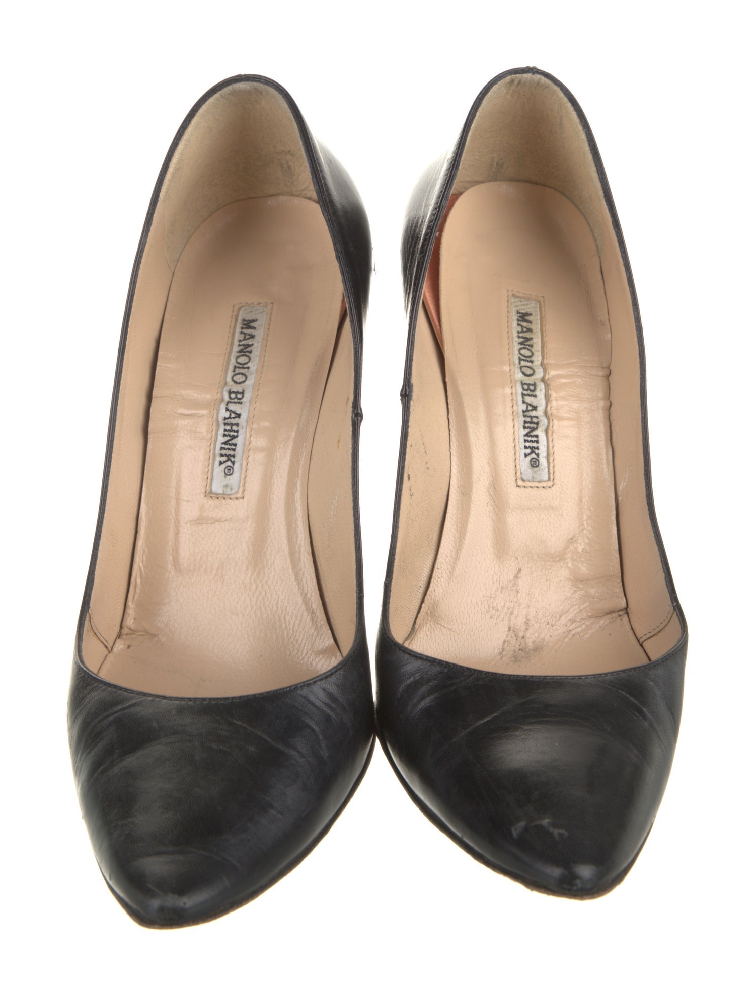Manolo Blahnik BB Leather Pumps
