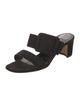 Manolo Blahnik Gable Suede Slides