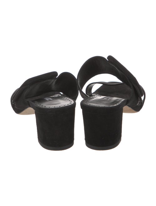 Manolo Blahnik Gable Suede Slides