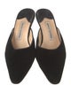 Manolo Blahnik Velvet Slides