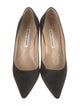 Manolo Blahnik Srila Satin Pumps