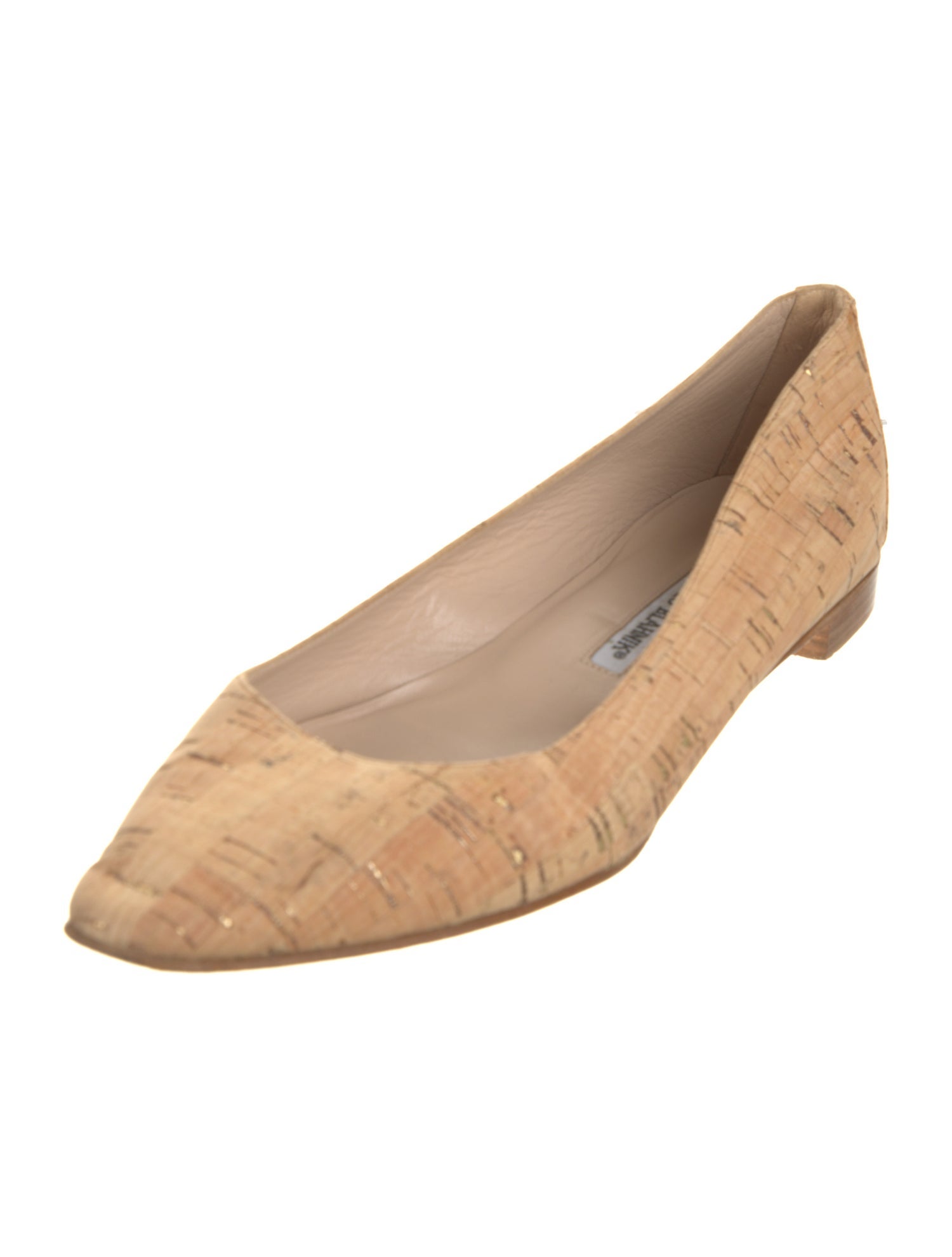 Manolo Blahnik Printed Ballet Flats