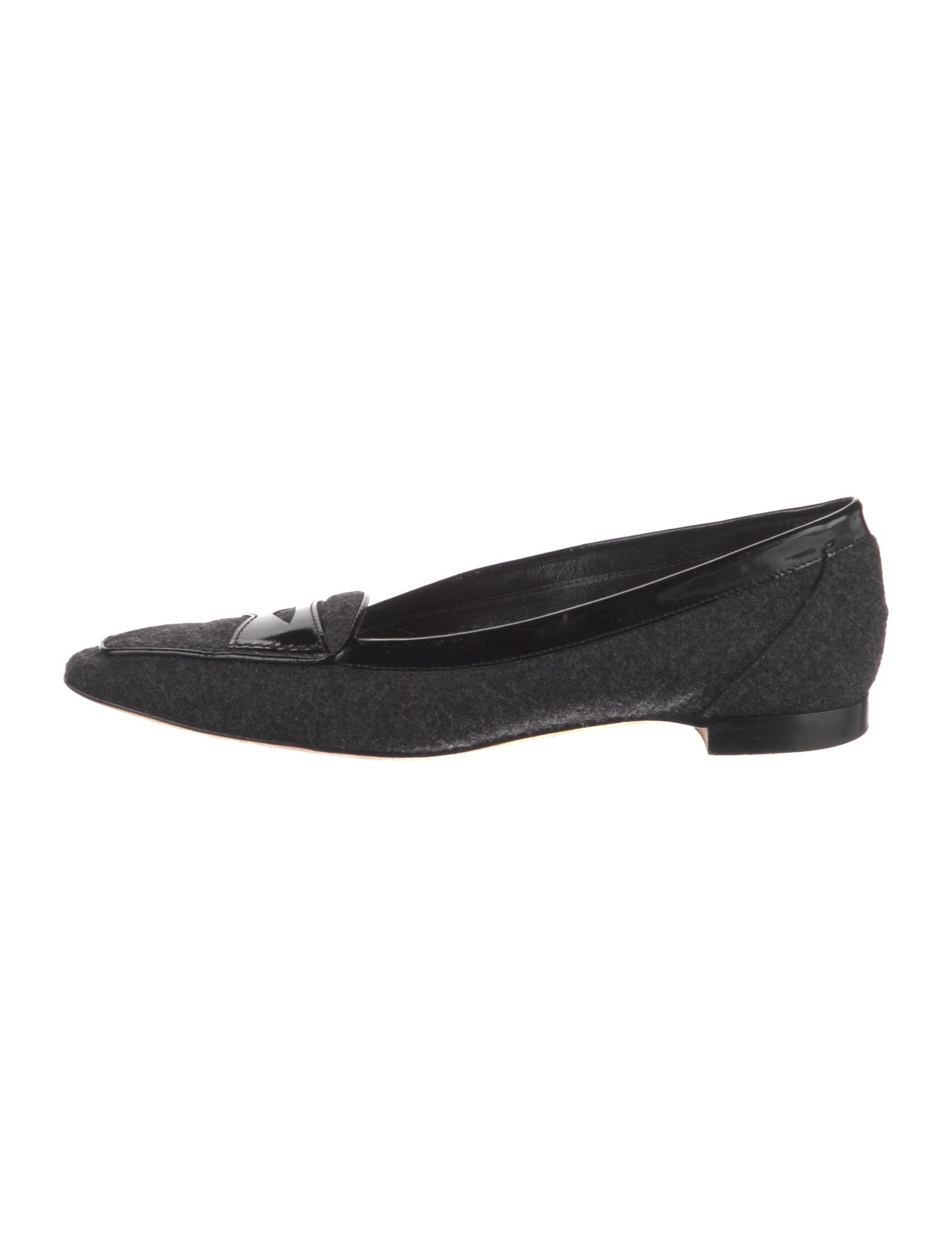 Manolo Blahnik Wool Loafers