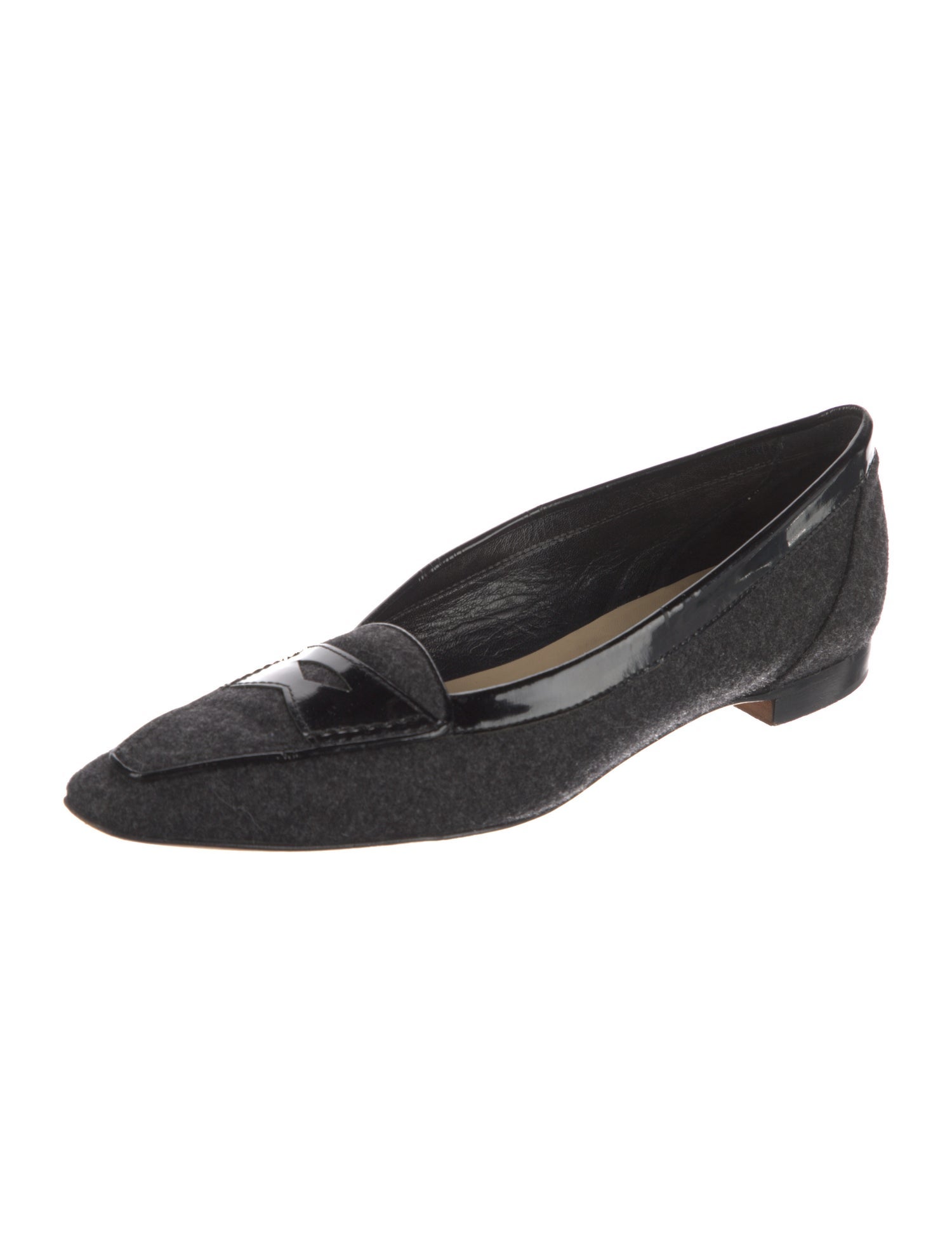 Manolo Blahnik Wool Loafers