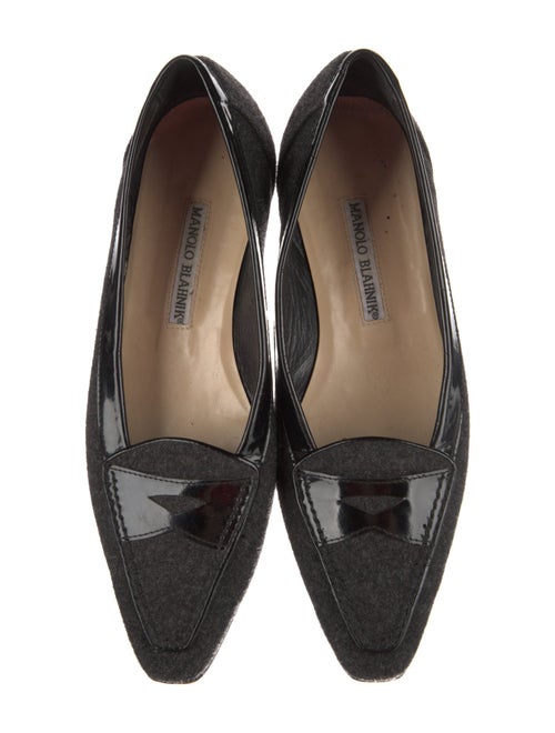 Manolo Blahnik Wool Loafers