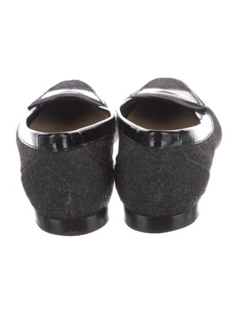 Manolo Blahnik Wool Loafers