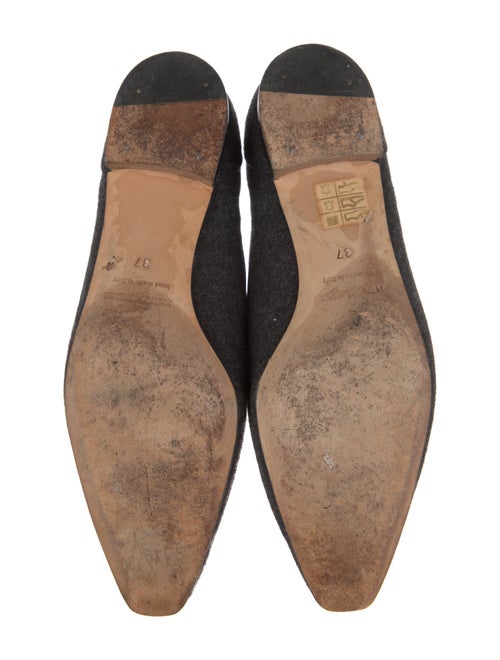 Manolo Blahnik Wool Loafers