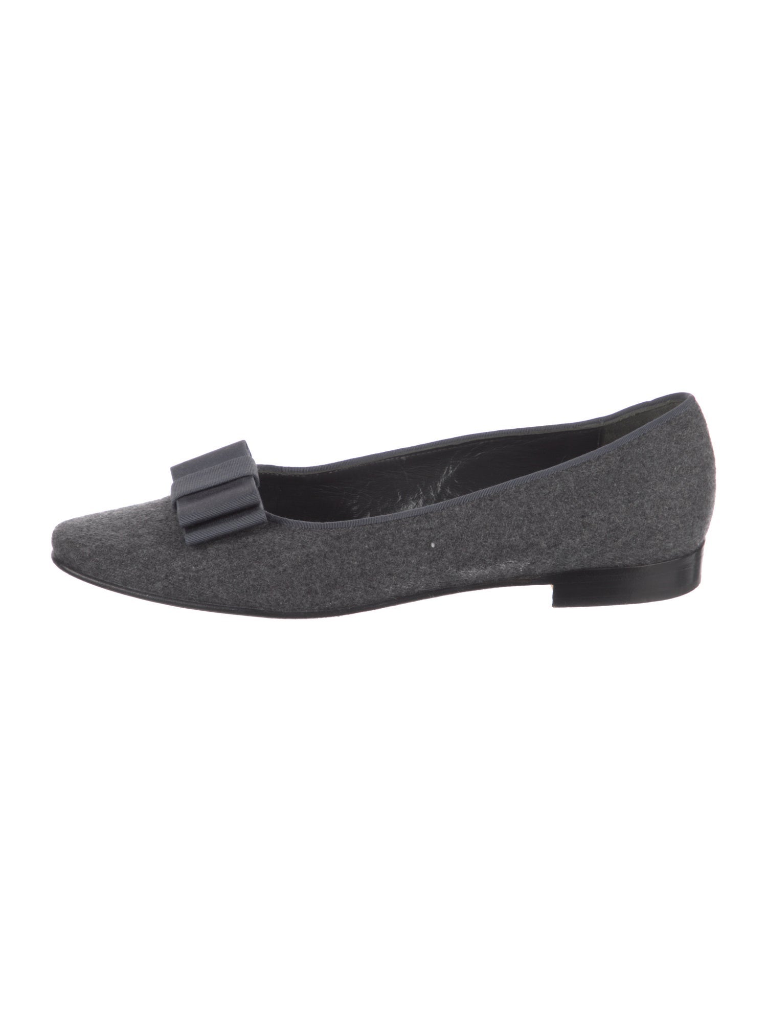 Manolo Blahnik Wool Flats