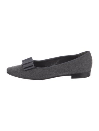 Manolo Blahnik Wool Flats