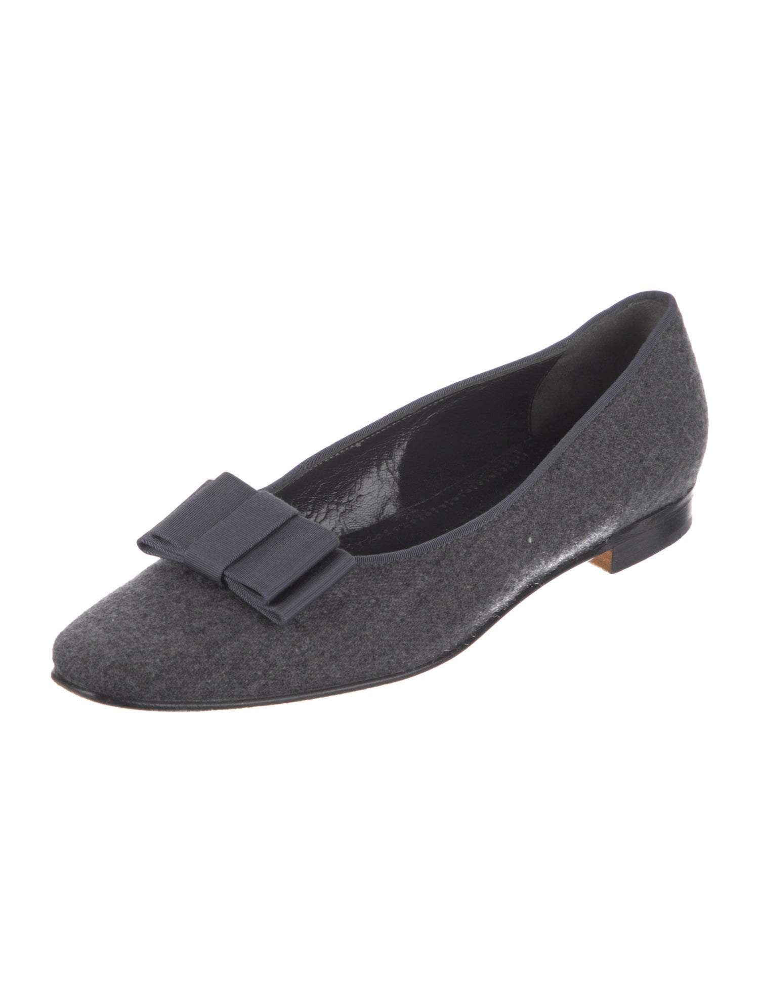 Manolo Blahnik Wool Flats