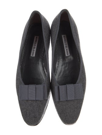 Manolo Blahnik Wool Flats