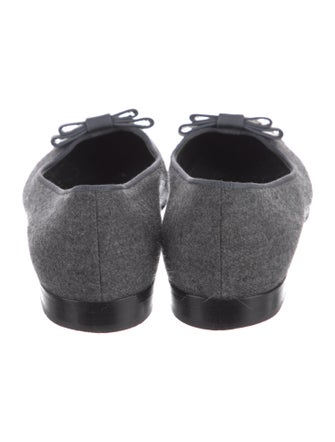Manolo Blahnik Wool Flats