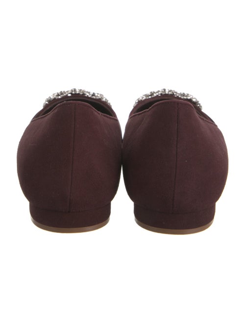 Manolo Blahnik Hangisi Satin Flats