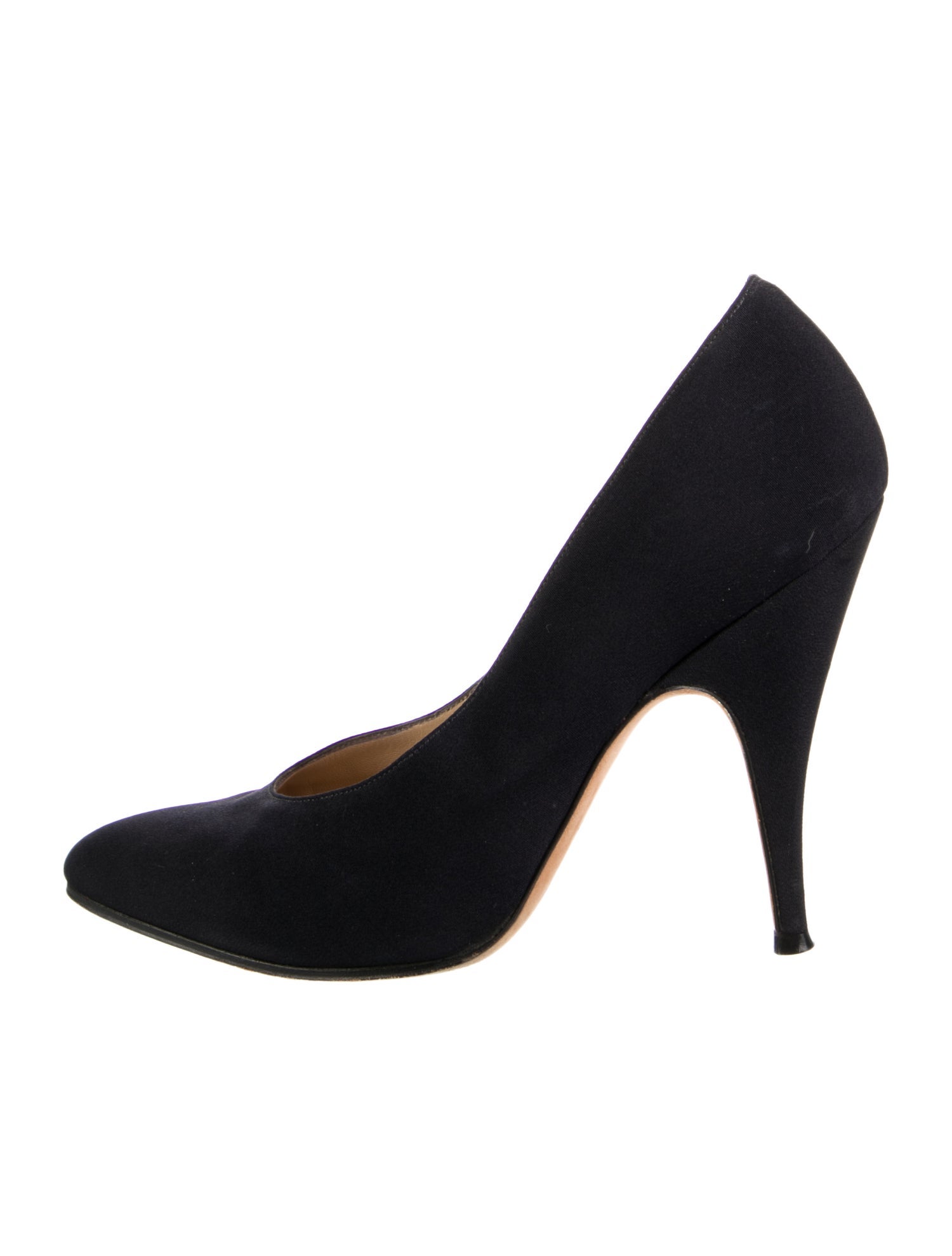 Manolo Blahnik Satin Pumps