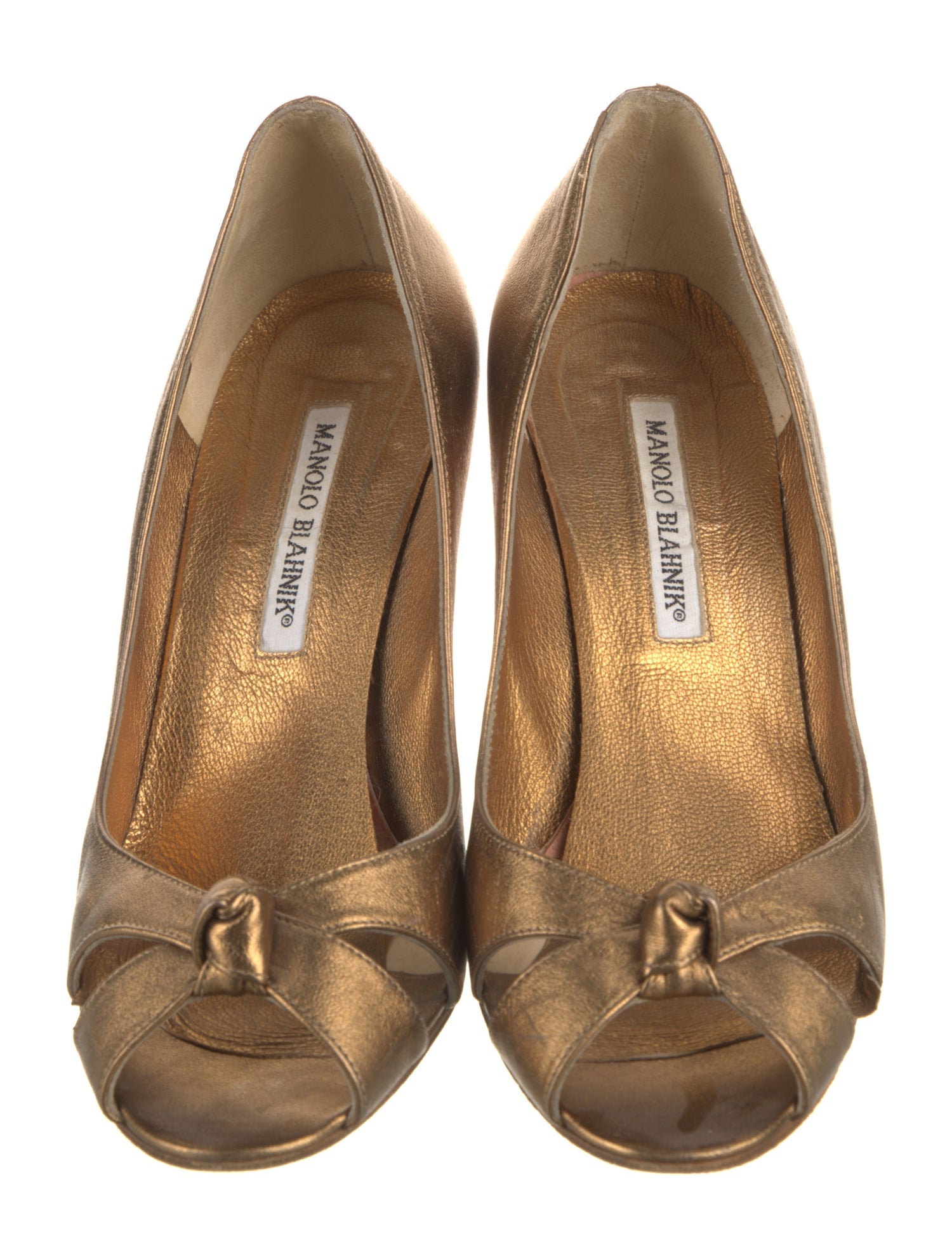 Manolo Blahnik Leather Pumps