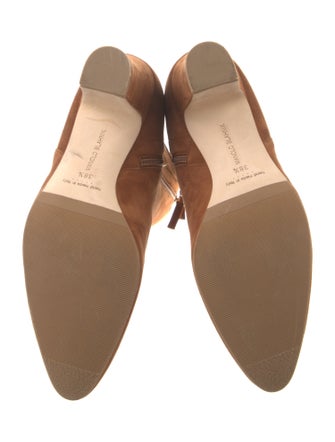 Manolo Blahnik Pitana Suede Boots