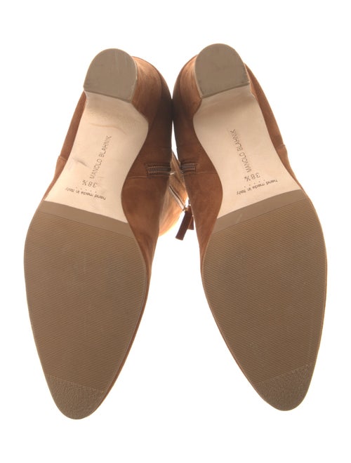 Manolo Blahnik Pitana Suede Boots