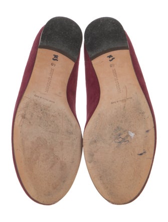 Manolo Blahnik Suede Flats