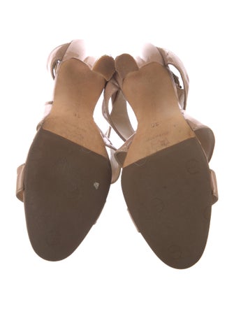 Manolo Blahnik Patent Leather Sandals