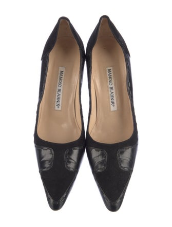 Manolo Blahnik Suede Pumps