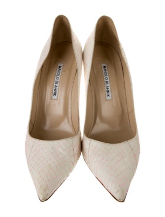 Manolo Blahnik Python Pumps