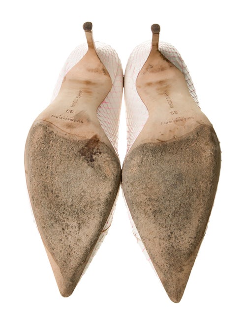 Manolo Blahnik Python Pumps