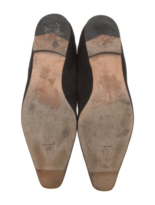 Manolo Blahnik Suede Chelsea Boots