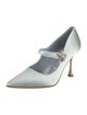 Manolo Blahnik Hamedi Satin Pumps