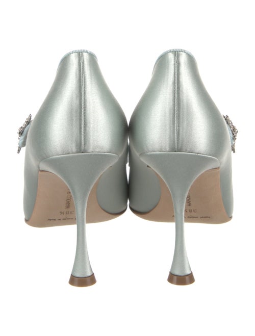 Manolo Blahnik Hamedi Satin Pumps