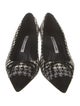 Manolo Blahnik Printed Bow Accents Pumps