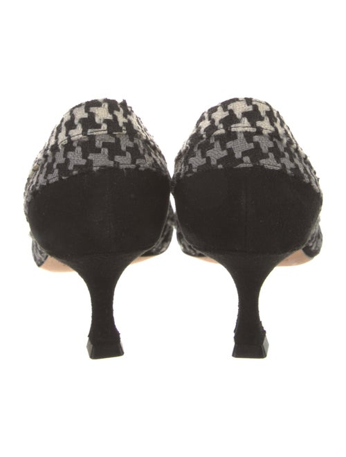 Manolo Blahnik Printed Bow Accents Pumps