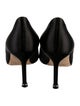 Manolo Blahnik Satin Crystal Embellishments Pumps