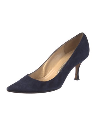 Manolo Blahnik Suede Pumps