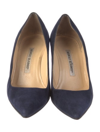 Manolo Blahnik Suede Pumps
