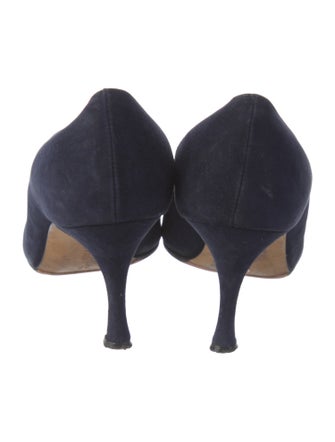 Manolo Blahnik Suede Pumps