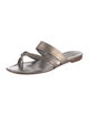 Manolo Blahnik Leather Slides