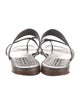 Manolo Blahnik Leather Slides